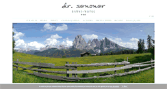 Desktop Screenshot of garni-dr-senoner.com